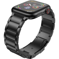  Apple Watch Titán fém óraszíj /fekete/ 44/45/46/49 mm okosóra kellék