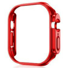 Apple Watch Ultra 49mm, Okosóra műanyag védőkeret bumper, piros okosóra kellék