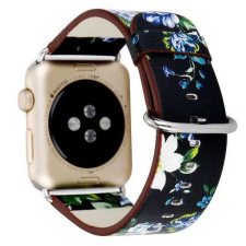  Apple Watch virágmintás óraszíj 40/41 és 42mm okosóra kellék