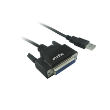 Approx APPC26 USB apa - Párhuzamos LPT anya Adapter kábel 1,45m kábel és adapter