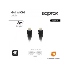 Approx APPC35 HDMI 1.4 kábel apa/apa 3m Black kábel és adapter