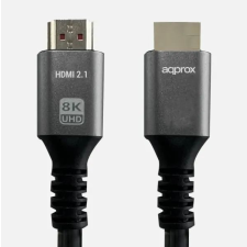  Approx APPC62 Cable HDMI 2.1 8K 1m Black kábel és adapter