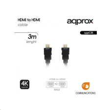 Approx HDMI 1.4 kábel apa/apa 3m (APPC35) (APPC35) kábel és adapter