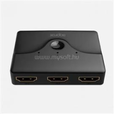 Approx HDMI Switch - 3 portos HDMI 1.3, 1080P távirányítóval (APPC29V3) kábel és adapter