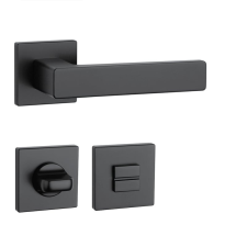  APRILE ERICA Négyzetrozettás Q SLIM 7MM BK - Fekete WC zár és alkatrészei
