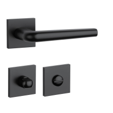 APRILE FUNKIA Négyzetrozettás Q SLIM 7MM BLACK - Fekete WC zár és alkatrészei