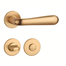 Aprile GARDENIA Körrozettás R SUPER SLIM 5MM KG - Szatén arany színű WC zár és alkatrészei