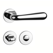 APRILE GARDENIA Körrozettás R SUPER SLIM 5MM LC - Fényes króm WC zár és alkatrészei