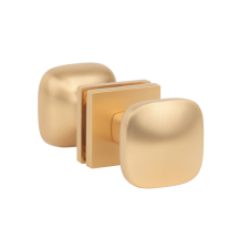 Aprile Gomb Kétoldalú APRILE QUERCA Q SLIM 7MM KG - Szatén arany színű zár és alkatrészei