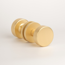 Aprile Gomb Kétoldalú APRILE RUTA R SLIM 7MM GOLD SATIN - Szatén arany színű zár és alkatrészei