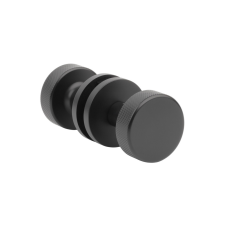 Aprile Gomb Kétoldalú APRILE TUJA R SLIM 7MM BLACK - Fekete zár és alkatrészei