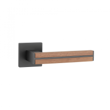  APRILE IMPERATA Négyzetrozettás Q SLIM 7MM BK/Diófa - Fekete / Diófa WC zár és alkatrészei