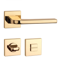 APRILE ISMENA Négyzetrozettás Q SLIM 7MM LG - Fényes arany színű WC zár és alkatrészei