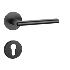 APRILE KALMIA Körrozettás R SLIM 7MM BLACK - Fekete PZ zár és alkatrészei