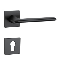 APRILE LILA Négyzetrozettás Q SLIM 7MM BK - Fekete PZ zár és alkatrészei