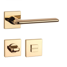 APRILE LILA Négyzetrozettás Q SLIM 7MM LG - Fényes arany színű WC zár és alkatrészei