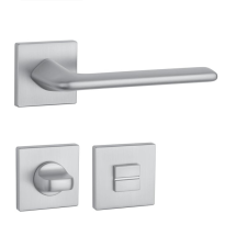 Aprile LILA Négyzetrozettás Q SLIM 7MM SC - Szatén króm WC zár és alkatrészei