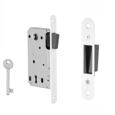 Aprile Mágneszár Fehér 50/90mm BB normál kulcslyuk zár és alkatrészei