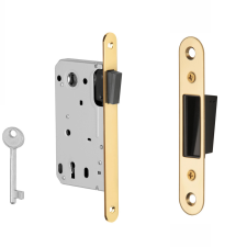 Aprile Mágneszár Fényes arany 50/90mm BB normál kulcslyuk zár és alkatrészei