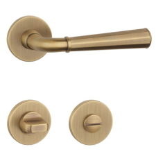 APRILE MARIGOLD Körrozettás R SLIM 7MM FB - Patinás Antik WC zár és alkatrészei
