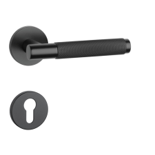 Aprile MOLINIA Körrozettás R SLIM 7MM BLACK - Fekete PZ zár és alkatrészei