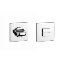 Aprile Négyzetrozetta APRILE Q SUPER SLIM 5MM LC - Fényes króm WC 4X4 zár és alkatrészei