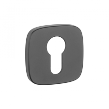 Aprile Négyzetrozetta APRILE QR SLIM 7MM BK - Fekete PZ zár és alkatrészei