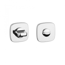 Aprile Négyzetrozetta APRILE QR SLIM 7MM LC - Fényes króm WC 4X4 zár és alkatrészei