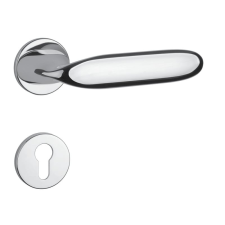 APRILE PEONIA Körrozettás R SLIM 7MM LC - Fényes króm PZ zár és alkatrészei