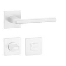 APRILE PYROLA Négyzetrozettás Q SLIM 7MM WHITE - Fehér WC zár és alkatrészei