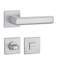 Aprile RAFLESIA Négyzetrozettás Q SLIM 7MM SC - Szatén króm WC zár és alkatrészei