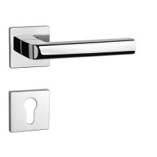 APRILE SALICE Négyzetrozettás Q SUPER SLIM 5MM LC - Fényes króm PZ zár és alkatrészei