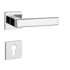 APRILE SULLA Négyzetrozettás Q SLIM 7MM CP - Fényes króm PZ zár és alkatrészei