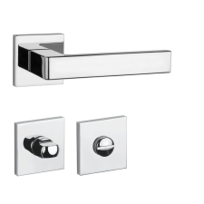 Aprile SULLA Négyzetrozettás Q SLIM 7MM CP - Fényes króm WC zár és alkatrészei