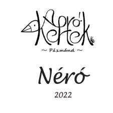 Aprókertek: Néró 2023 száraz bio vörösbor (Pázmánd, Etyek) bor