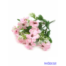  Apróvirágos vegyes kis selyem csokor 30cm - Rózsaszín dekoráció