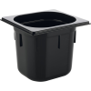 APS GN-tartály GN 1/6, Űrtartalom: 2,20 liter, Mélység: 150 mm, fekete