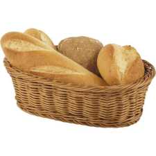 APS Péksüteményes ovális felszolgáló kosárka, APS 23x17 cm, barna konyhai eszköz