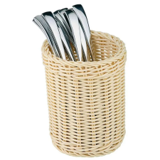 APS polyrattan evőeszköztartó henger 12x15cm NATÚR konyhai eszköz