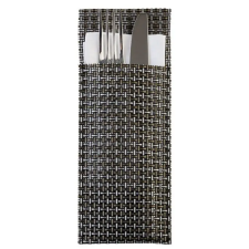 APS PVC evőeszköz zseb 24x9cm 6db SZÜRKE konyhai eszköz