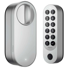 Aqara EL-D02DS Smart Lock U200 Offline Okos Ajtózár - Ezüst zár és alkatrészei
