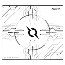 Aqirys Gruis Gaming Egérpad 450 x 400mm - Fehér Mintás (AQRYS_GRUISWHMD) egérpad