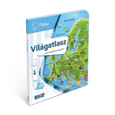 AQUA Tolki Interaktív foglalkoztató könyv - Világatlasz (9788088317104) gyermek- és ifjúsági könyv