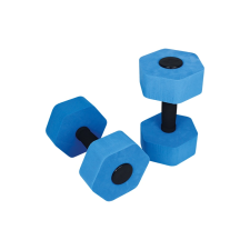 Aquafitness súlyzópár 13x6cm fejjel hexagonális kézisúlyzó