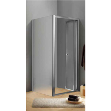 Aqualife Zuhanykabin 80x90cm aszimmetrikus, átlátszó üveggel, BMA Vario Aqualife kád, zuhanykabin