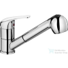 Aqualine 40 mosogató-csaptelep, kihúzható zuhanyfejjel, króm 52137