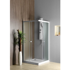 Aqualine ALAIN szögletes zuhanykabin, 70x70cm, BRICK üveg kád, zuhanykabin