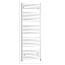 Aqualine AQUALINE Fürdőszobai radiátor, íves, 450x1700mm, 732W, fehér (ILO64E) fürdőszoba kiegészítő