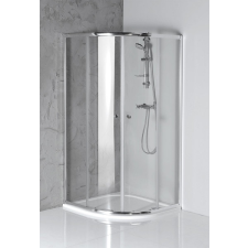  Aqualine ARLETA íves zuhanykabin 90x90x185 cm (HLS900) kád, zuhanykabin
