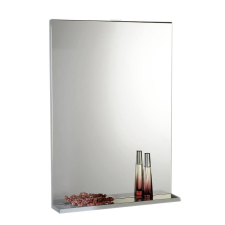 Aqualine BETA tükör polccal, 60x80x12cm, fehér bútor